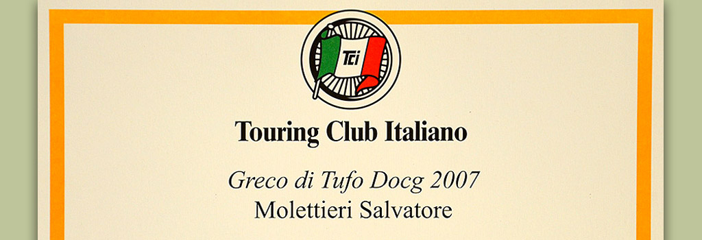 The Good Wines of Italy: Golden Star to Greco di Tufo DOCG 2007