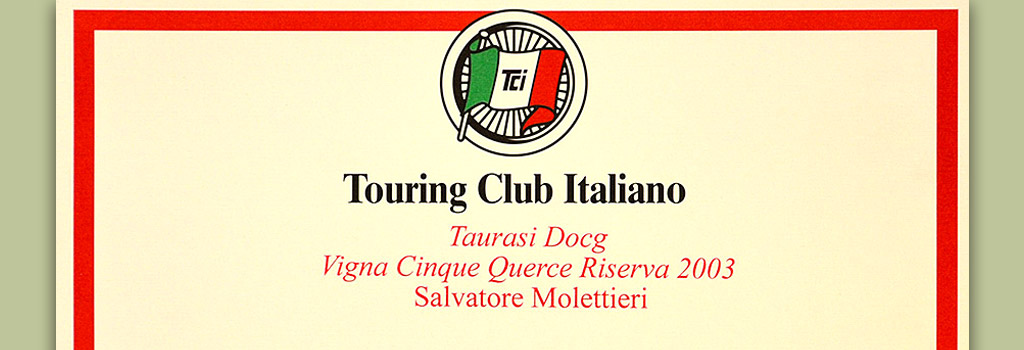 The Good Wines of Italy: Corona a Taurasi DOCG Riserva 