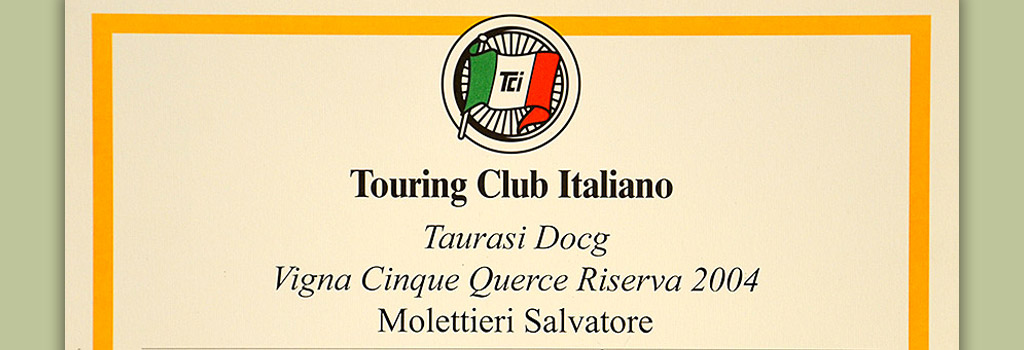 The Good Wines of Italy: Corona a Taurasi DOCG Riserva 