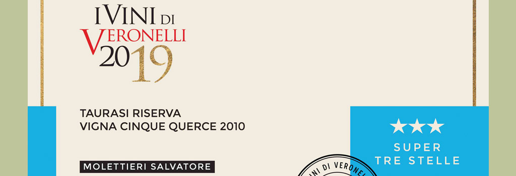 Super three stars Taurasi reserve 2010