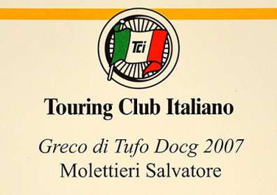 I Vini Buoni d’Italia: Golden Star a Greco di Tufo DOCG 2007